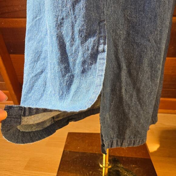 Country Wear Y2K Womens Denim Midi Dress Size M Countryside Western Grannycore - Picture 4 of 10